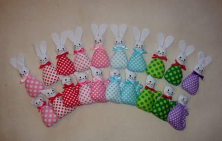 zajíčkové 14cm a kočičky 12cm 